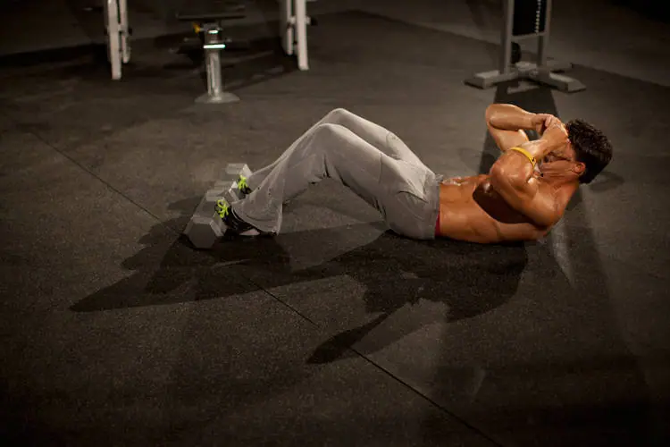 3/4 Sit-Up — posisi awal