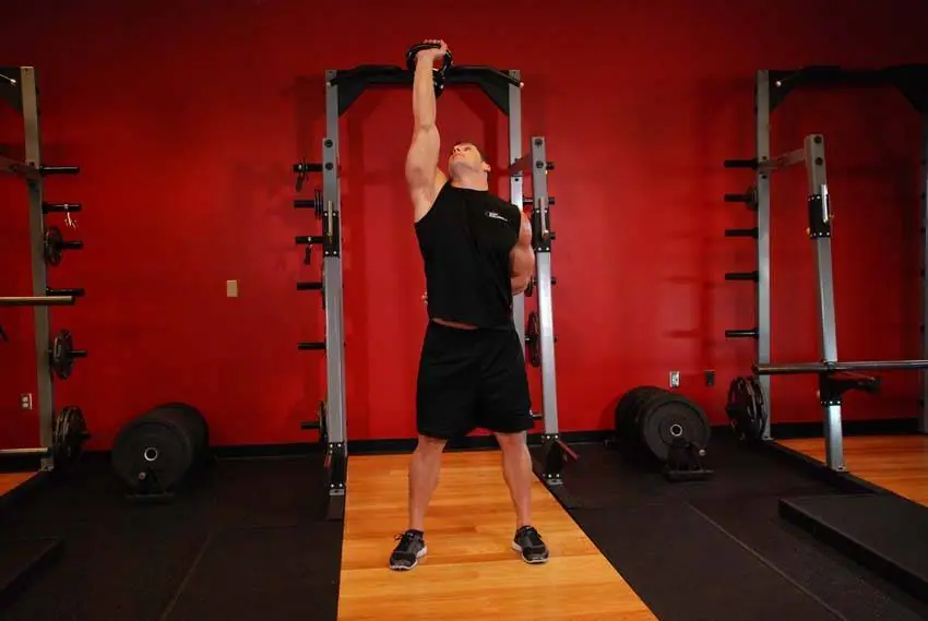 Advanced Kettlebell Windmill — posisi awal