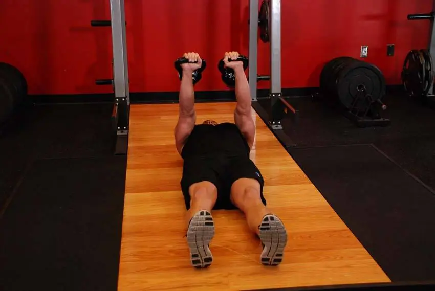 Alternating Floor Press — posisi awal