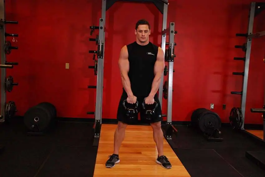 Alternating Hang Clean — posisi awal