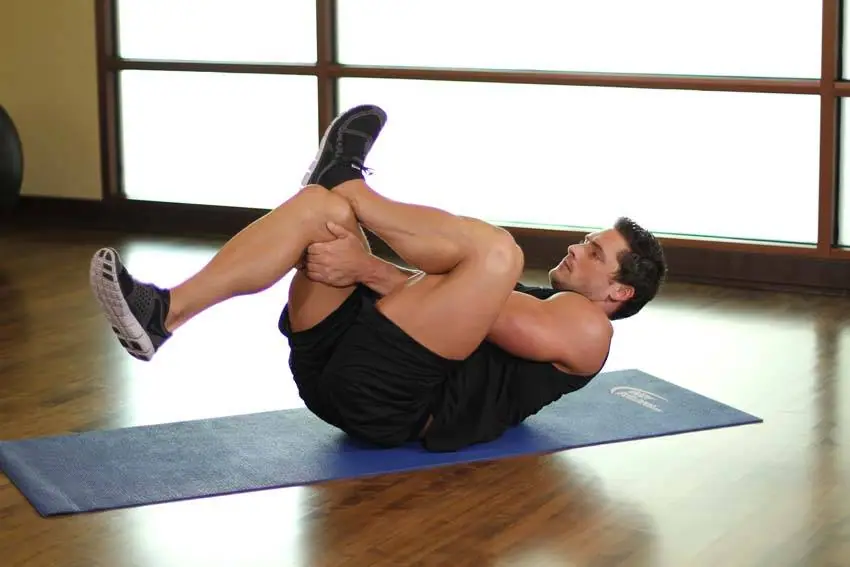 Ankle On The Knee — posisi akhir