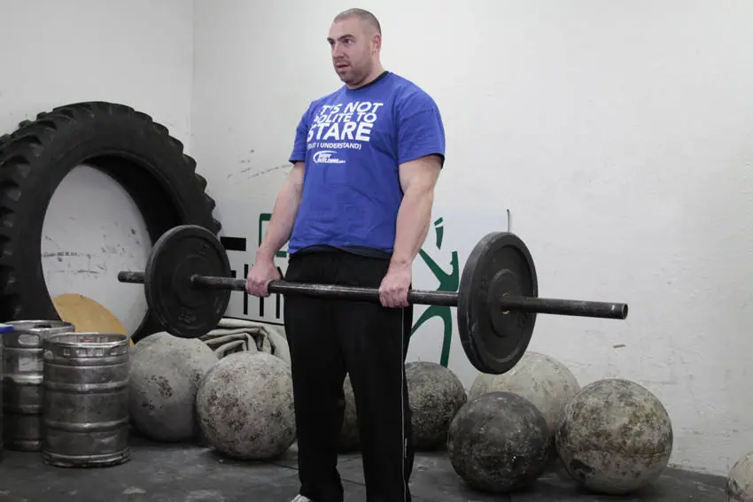 Axle Deadlift — posisi akhir