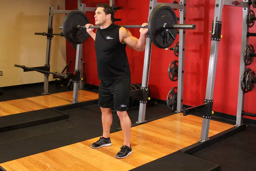Barbell Full Squat — posisi awal