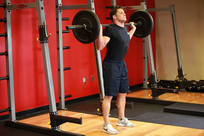 Barbell Squat — posisi awal