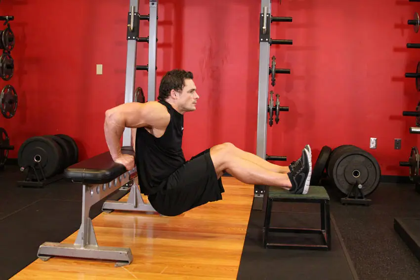 Bench Dips — posisi akhir