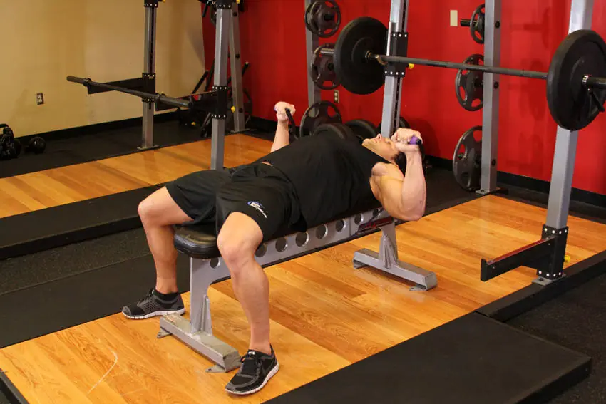 Bench Press - With Bands — posisi awal