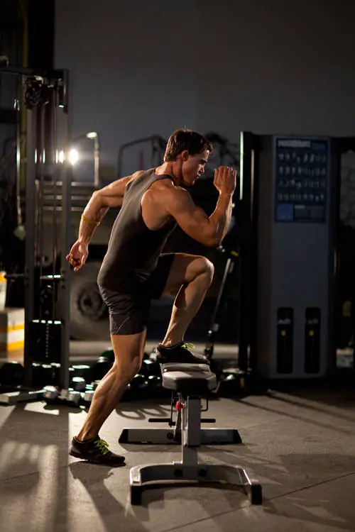 Bench Sprint — posisi awal