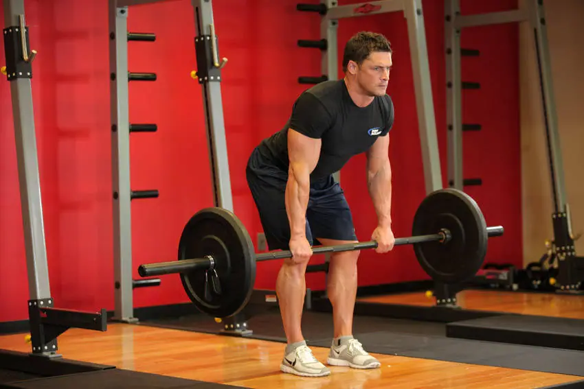 Bent Over Barbell Row — posisi awal