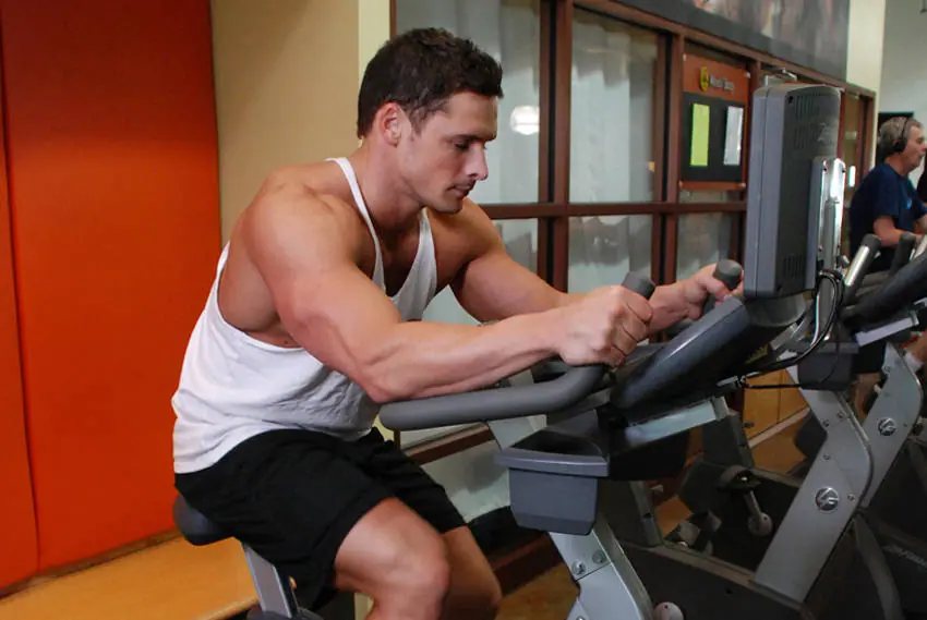 Bicycling, Stationary — posisi akhir
