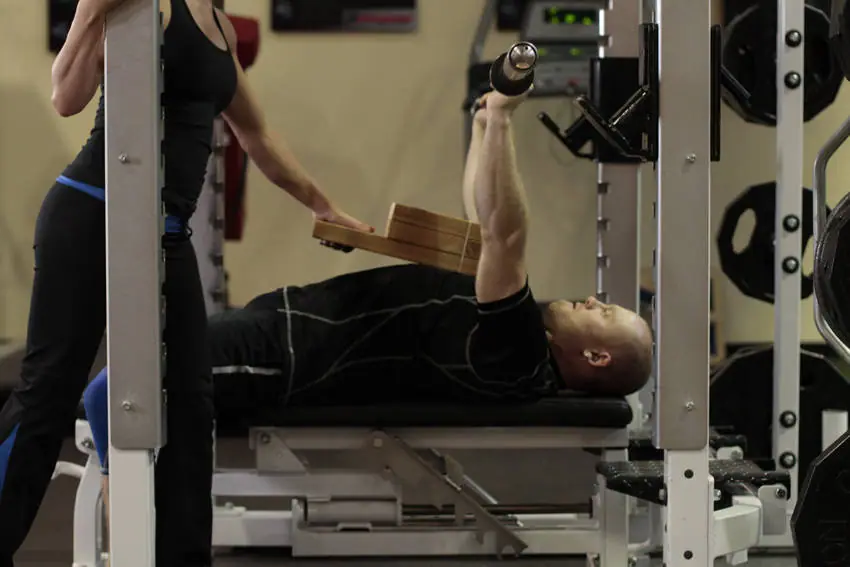 Board Press — posisi awal