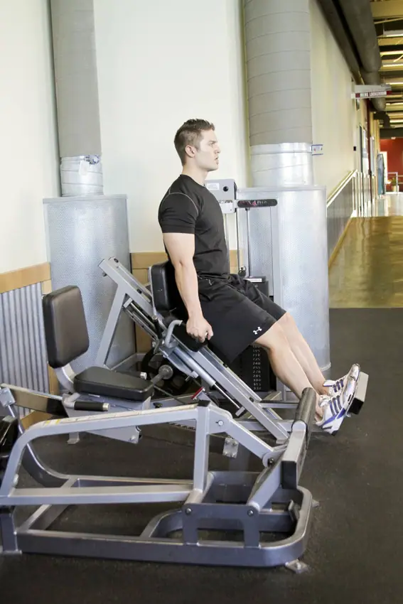 Calf Press — posisi awal