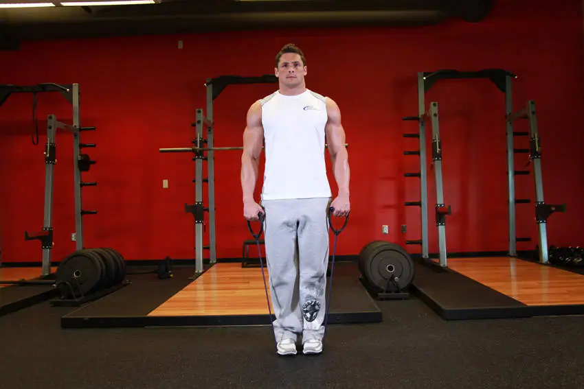 Calf Raises - With Bands — posisi awal