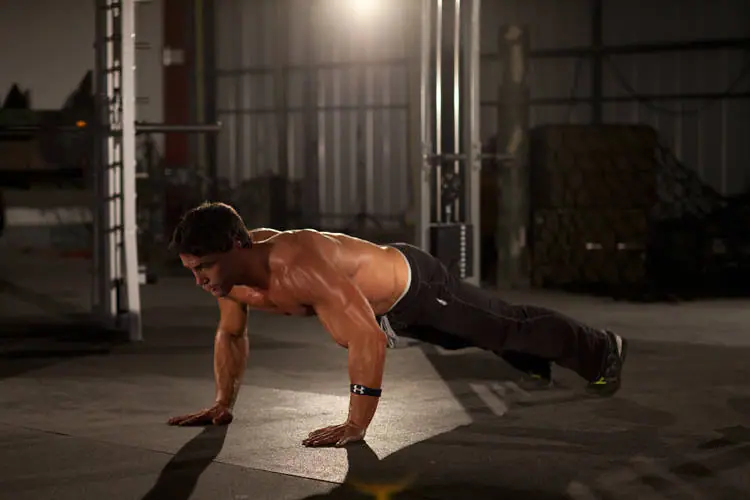 Clock Push-Up — posisi awal