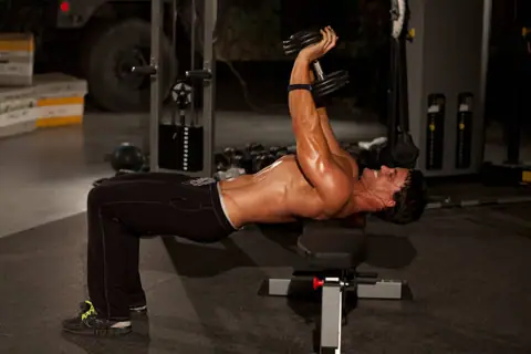 Close-Grip Dumbbell Press