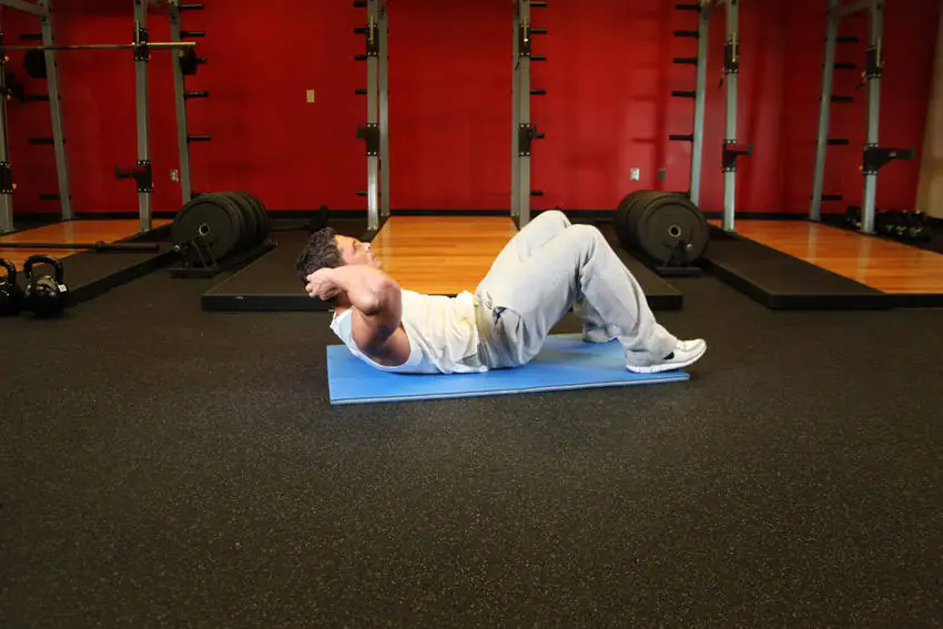 Crunches — posisi akhir