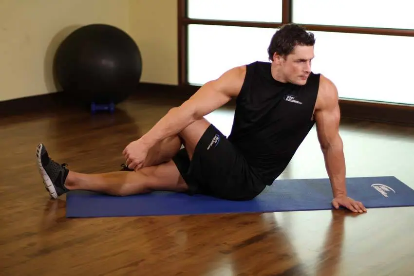 Dancer's Stretch — posisi akhir