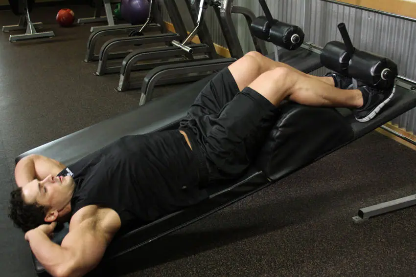 Decline Crunch — posisi awal
