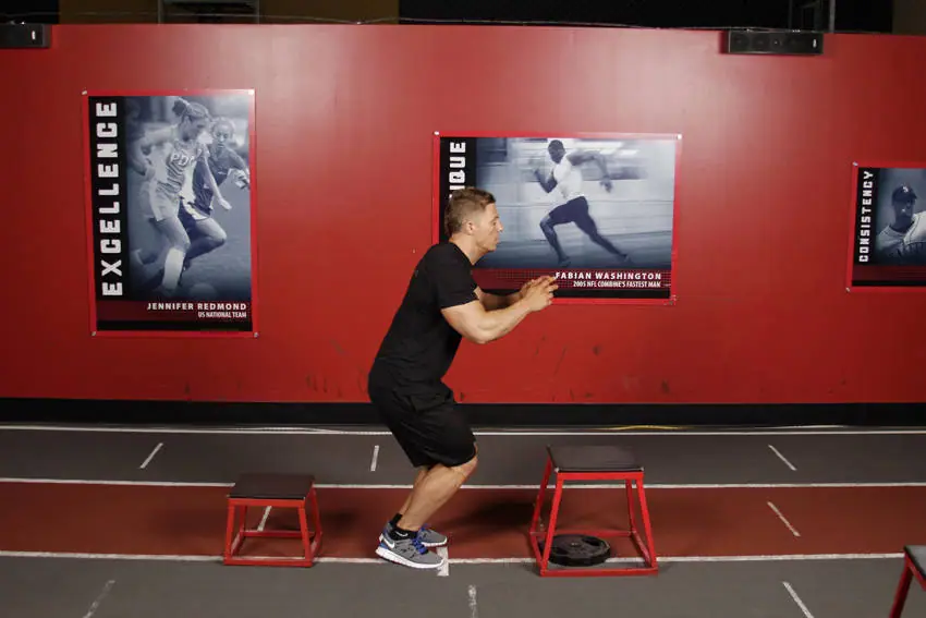 Depth Jump Leap — posisi akhir