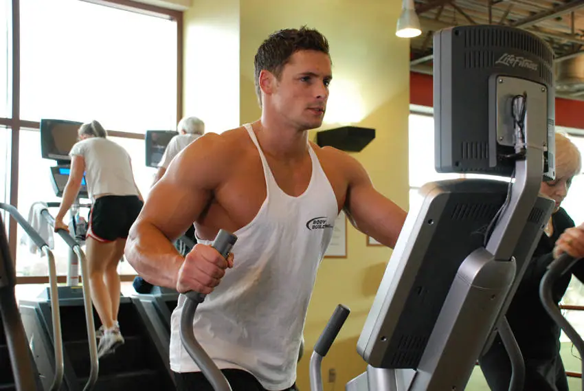 Elliptical Trainer — posisi akhir