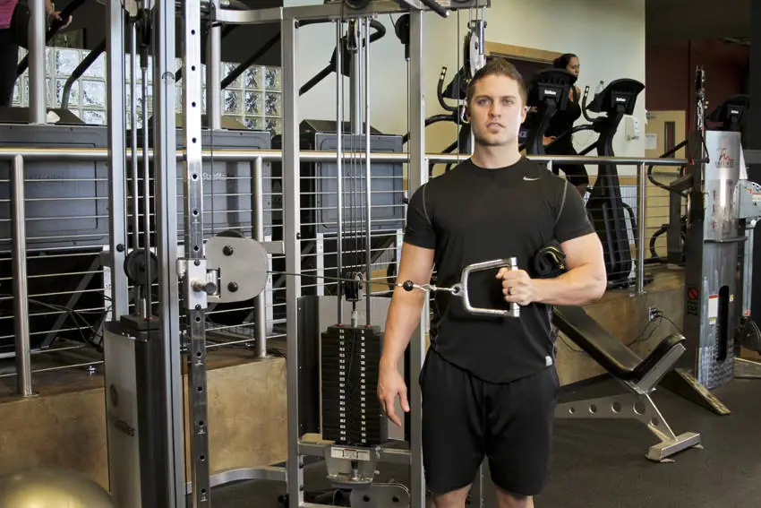 External Rotation with Cable — posisi awal