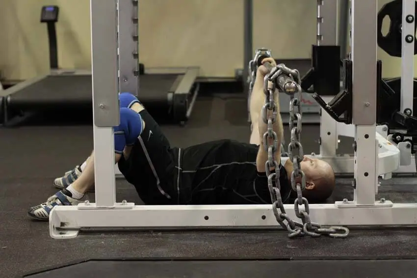 Floor Press with Chains — posisi awal