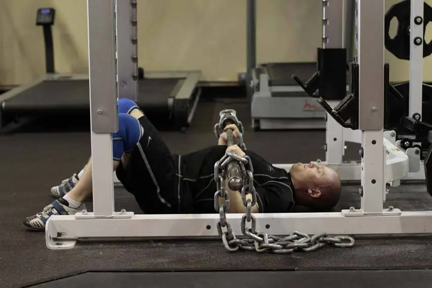 Floor Press with Chains — posisi akhir