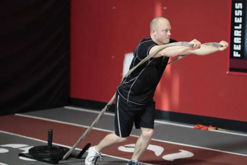 Forward Drag with Press — posisi akhir