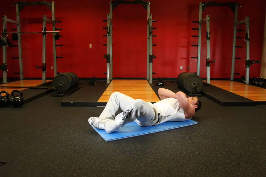 Frog Sit-Ups — posisi awal