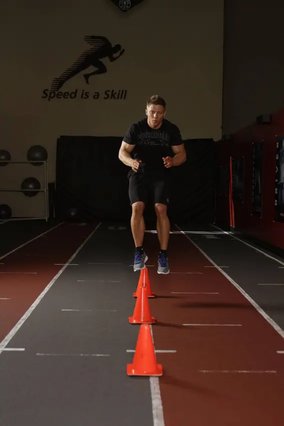 Front Cone Hops (or hurdle hops) — posisi akhir