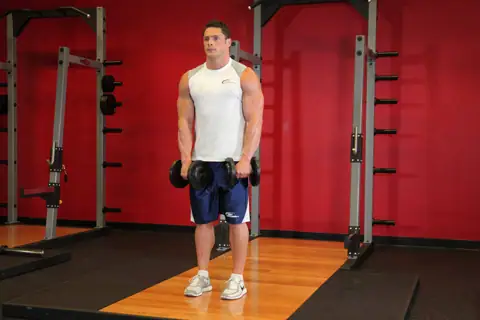 Front Two-Dumbbell Raise