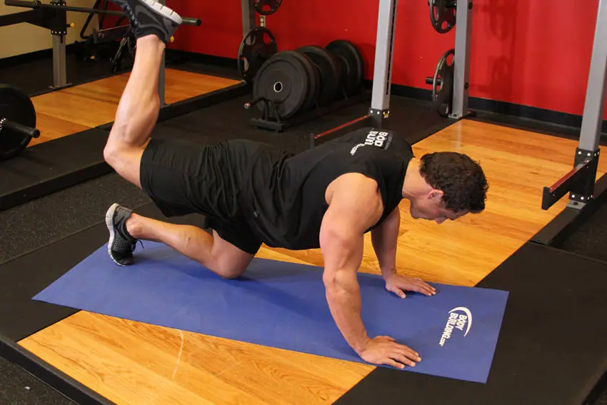Glute Kickback — posisi akhir