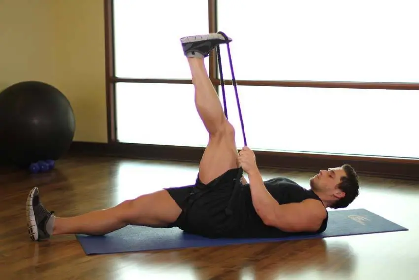 Hamstring Stretch — posisi akhir