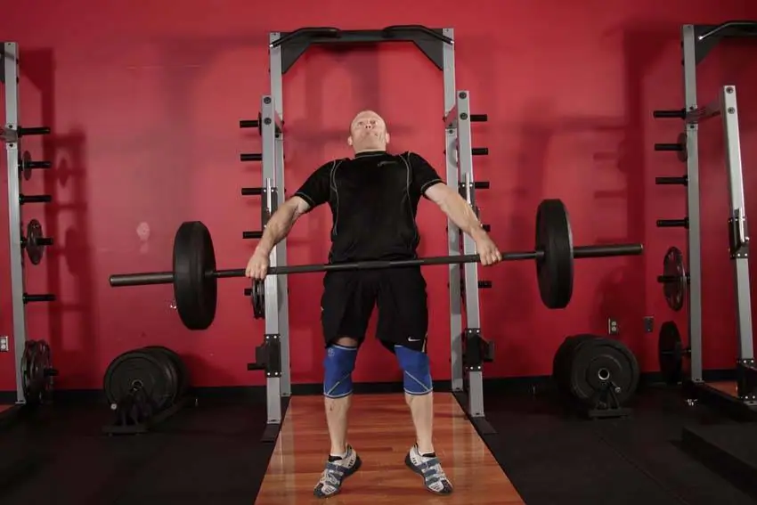 Hang Snatch — posisi akhir
