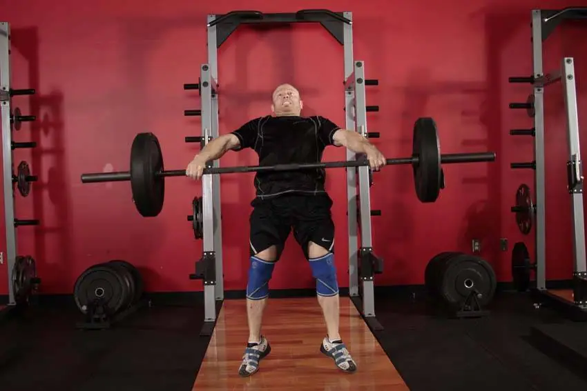 Hang Snatch - Below Knees — posisi akhir