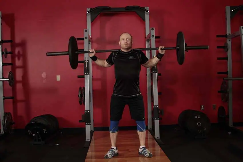 Heaving Snatch Balance — posisi awal
