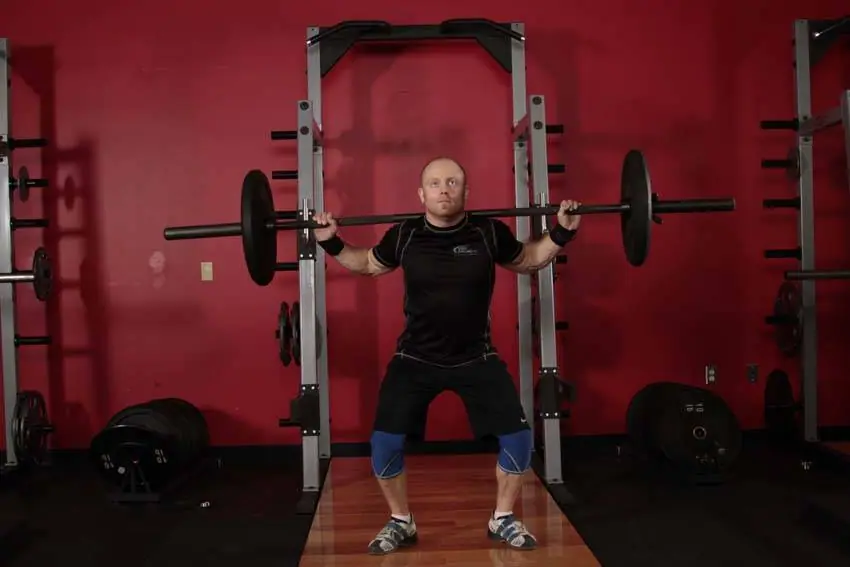 Heaving Snatch Balance — posisi akhir