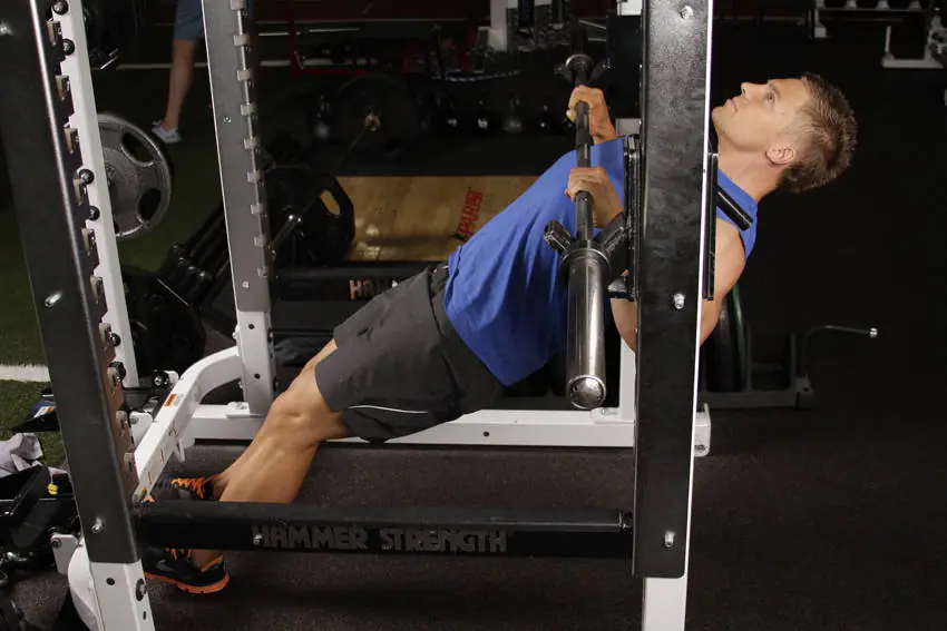 Inverted Row — posisi akhir