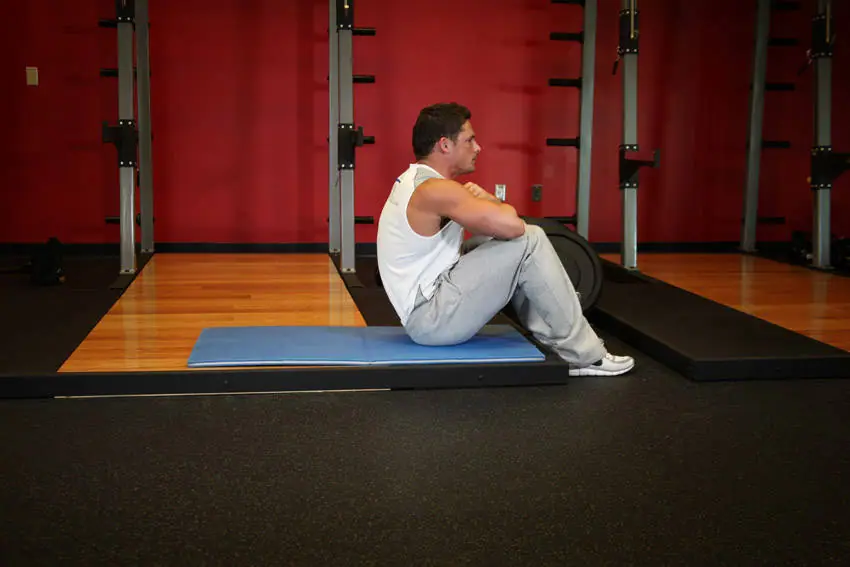 Janda Sit-Up — posisi akhir