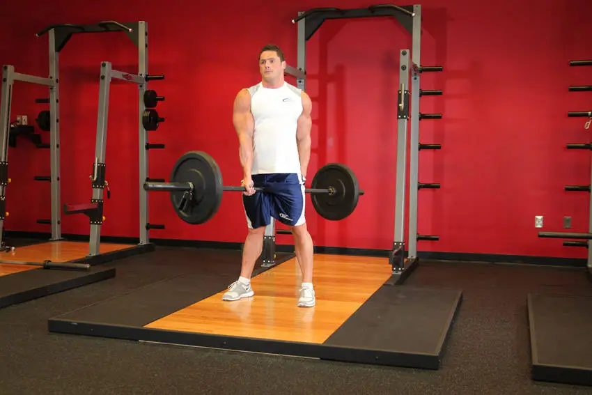 Jefferson Squats — posisi awal