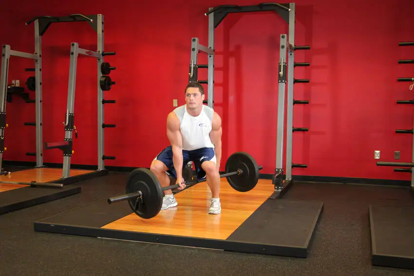 Jefferson Squats — posisi akhir
