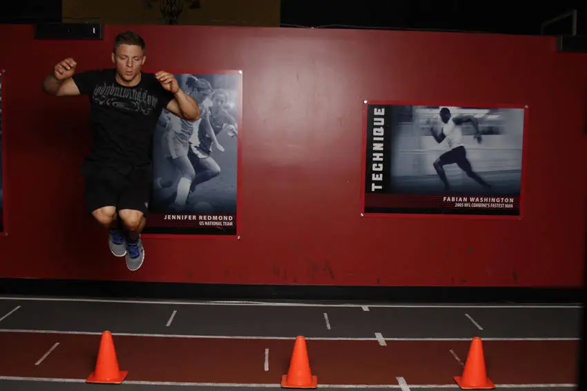 Lateral Cone Hops — posisi akhir