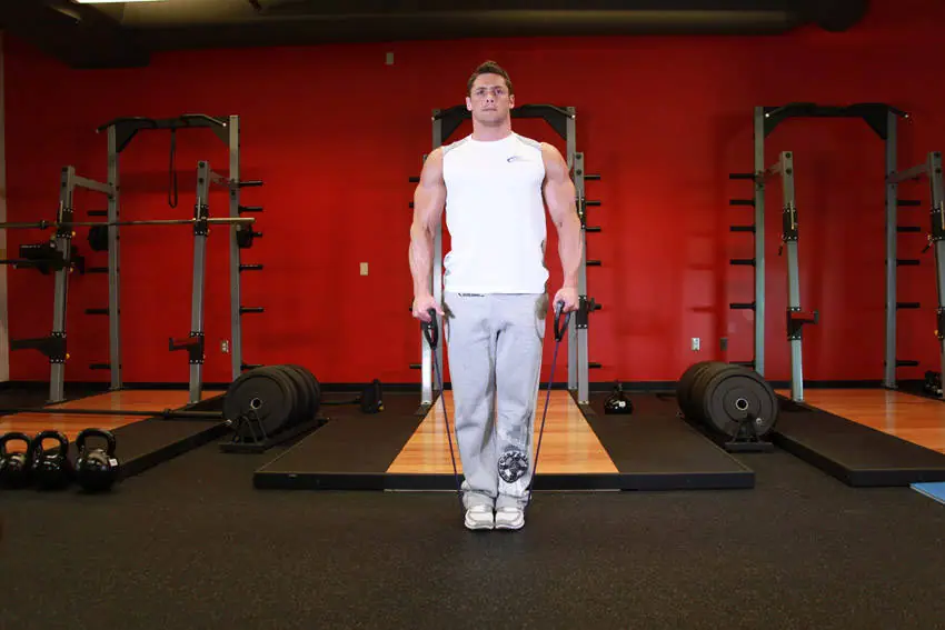 Lateral Raise - With Bands — posisi awal