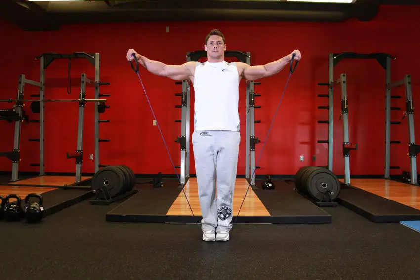 Lateral Raise - With Bands — posisi akhir