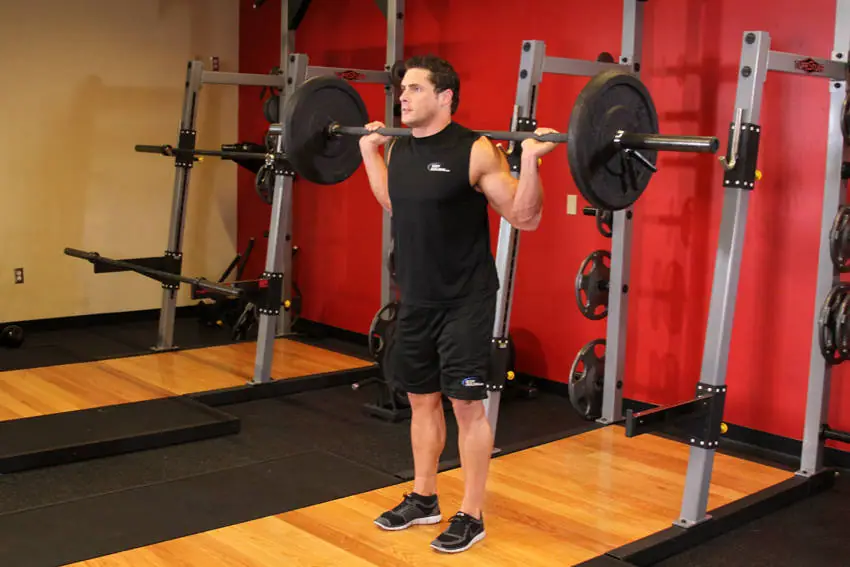 Narrow Stance Squats — posisi awal