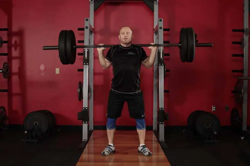 Olympic Squat — posisi awal