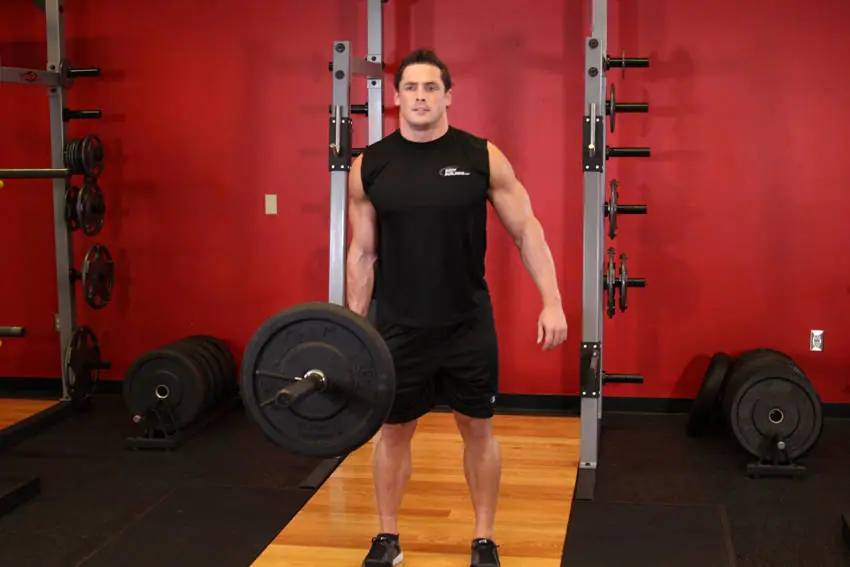 One-Arm Side Deadlift — posisi akhir
