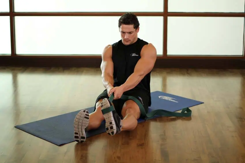Peroneals Stretch — posisi akhir