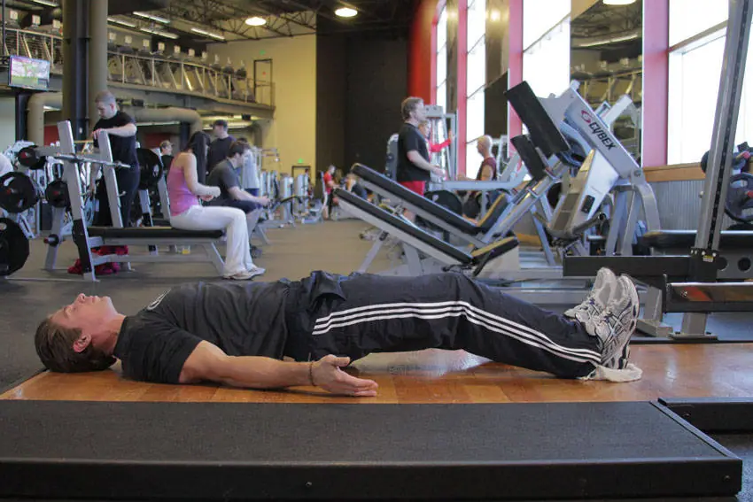 Platform Hamstring Slides — posisi awal