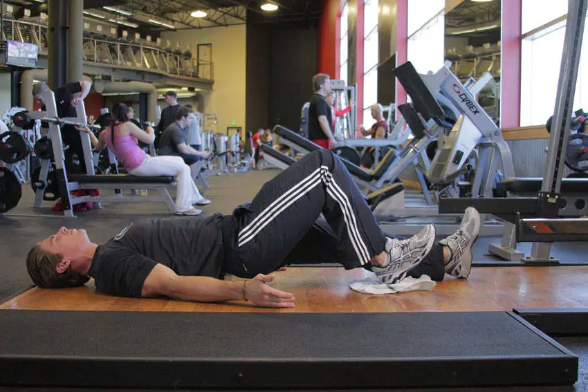 Platform Hamstring Slides — posisi akhir