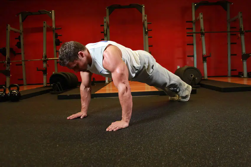 Pushups — posisi awal
